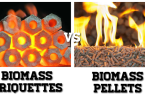 biomass pellet vs briquettes