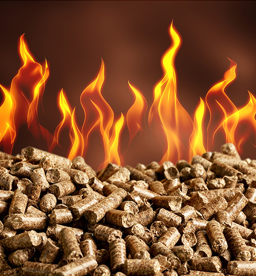 wood fuel pellets